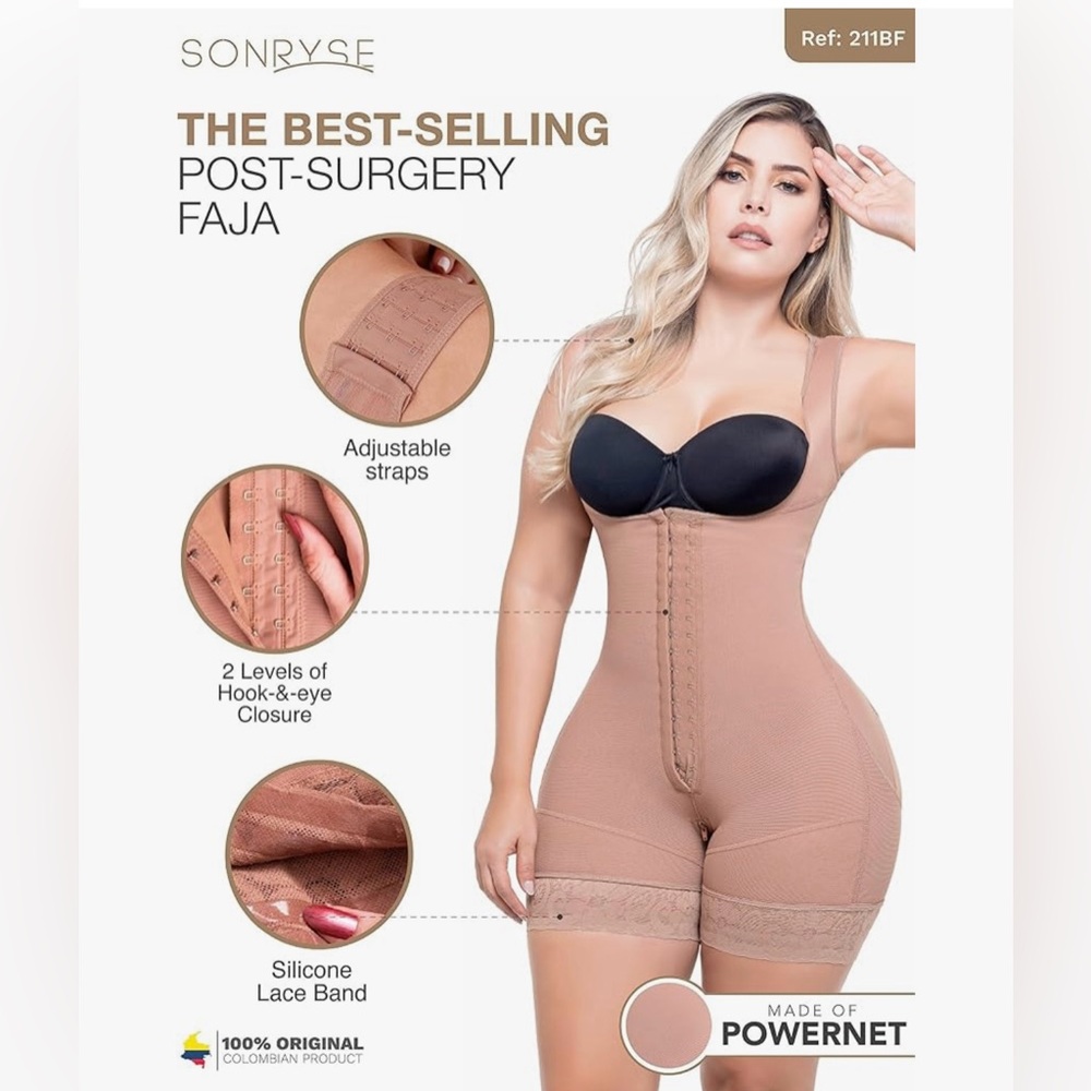 Women's Post-Surgery Faja in Tan